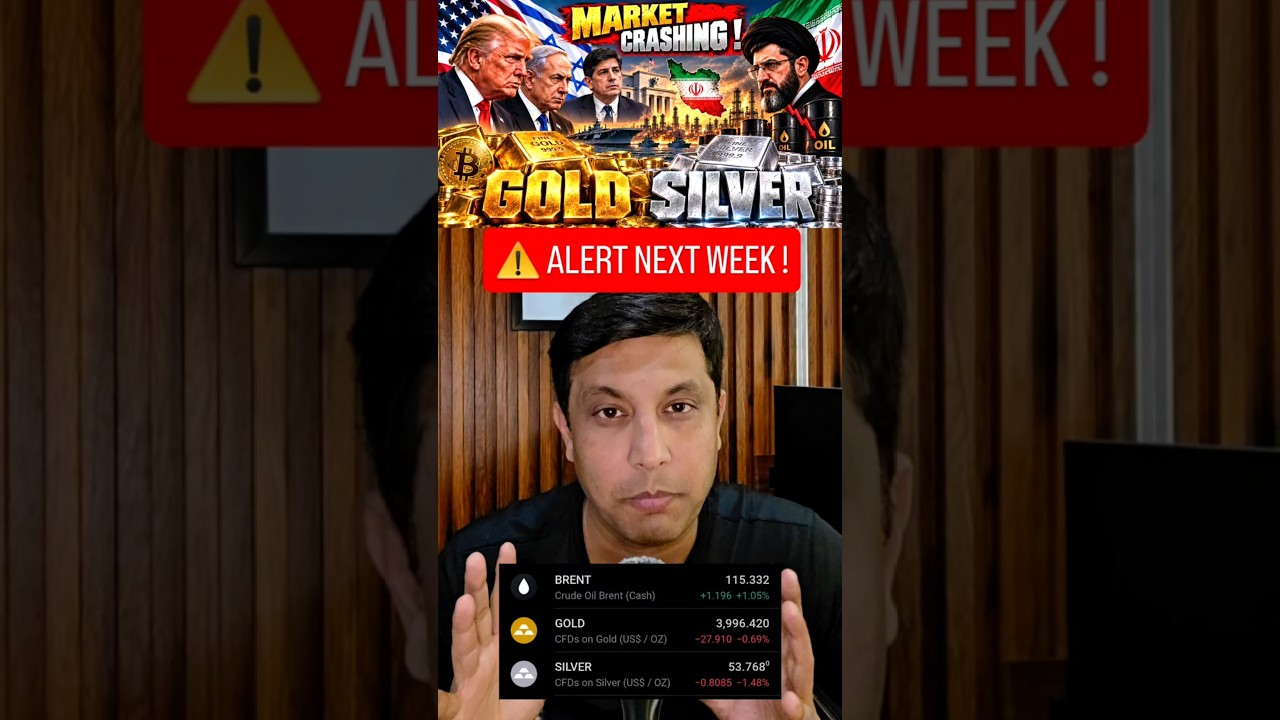 ⚠️ Volatility Alert - Next Week ! Global Tension Rising Again & Gold Silver Bitcoin Crashing!