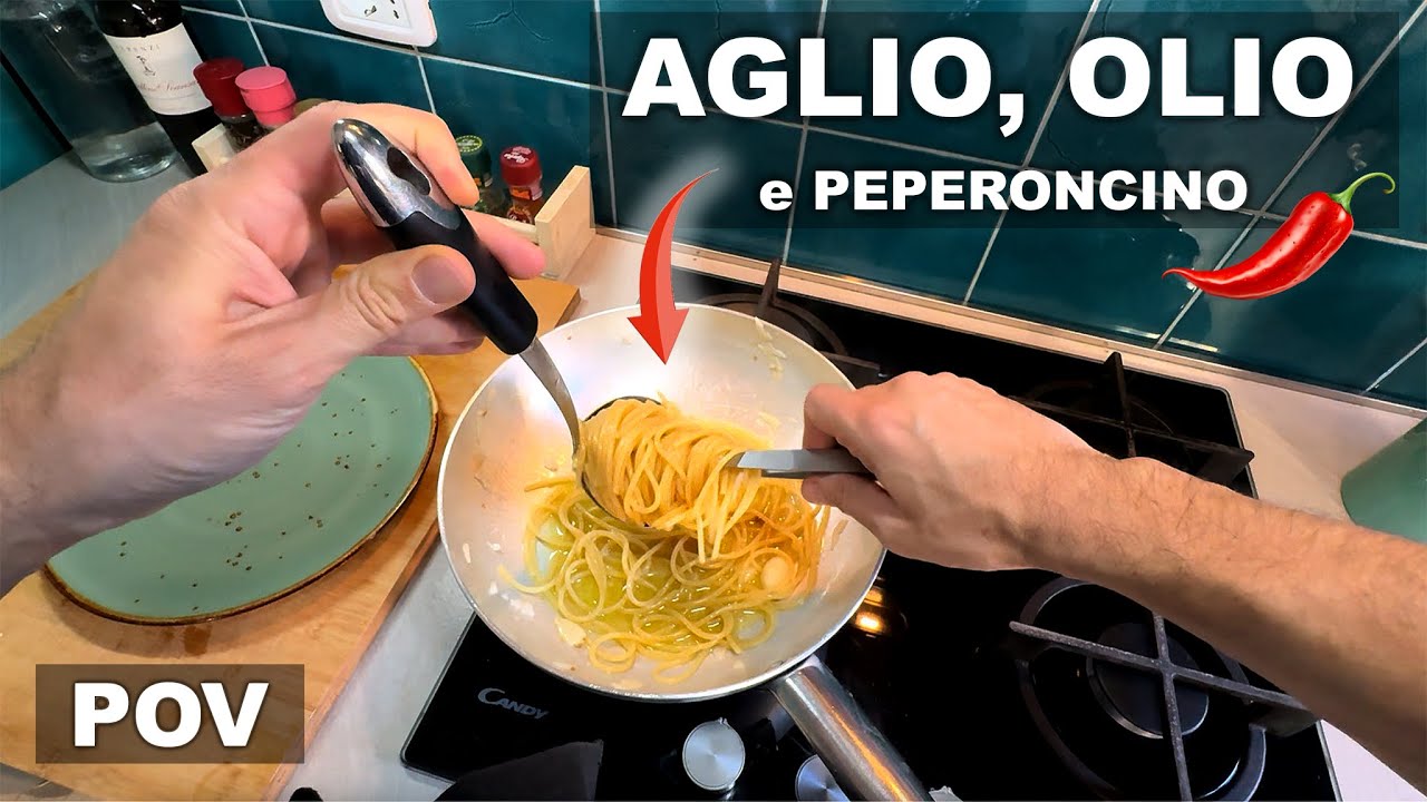 AGLIO, OLIO e PEPERONCINO in 15 minuti | POV Cooking  🧄🌶