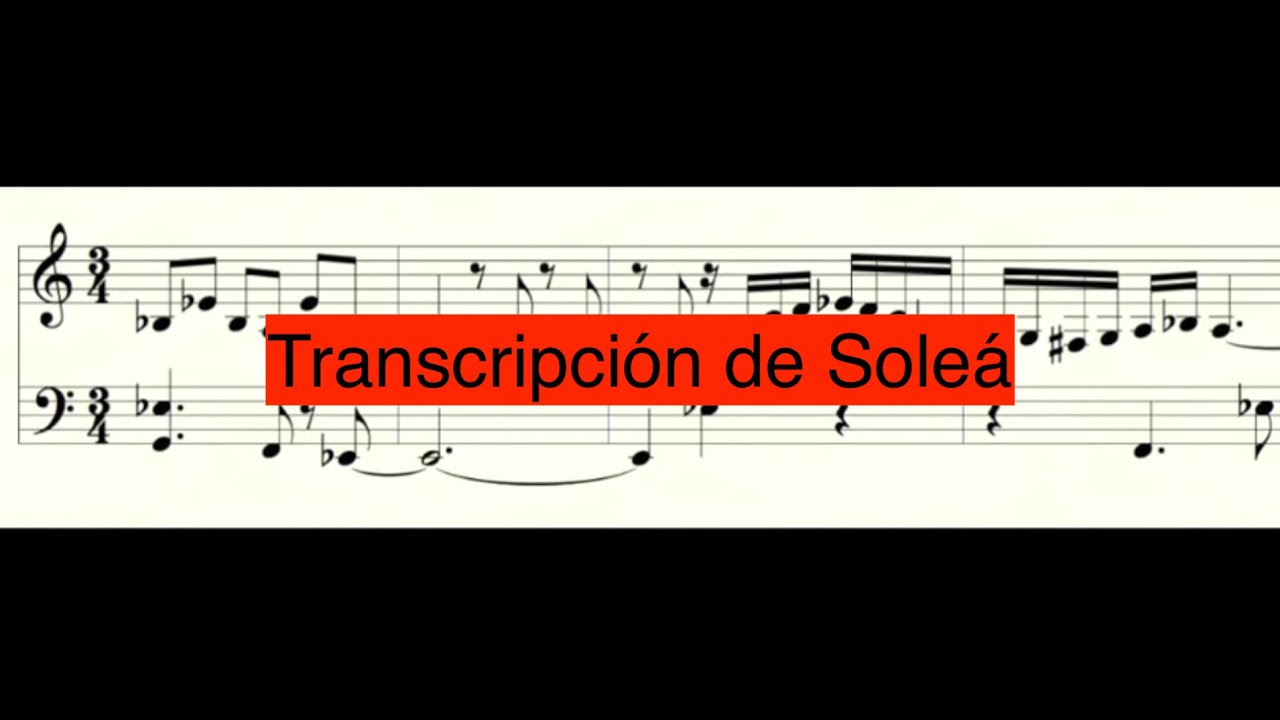Transcripción piano flamenco (rapido)