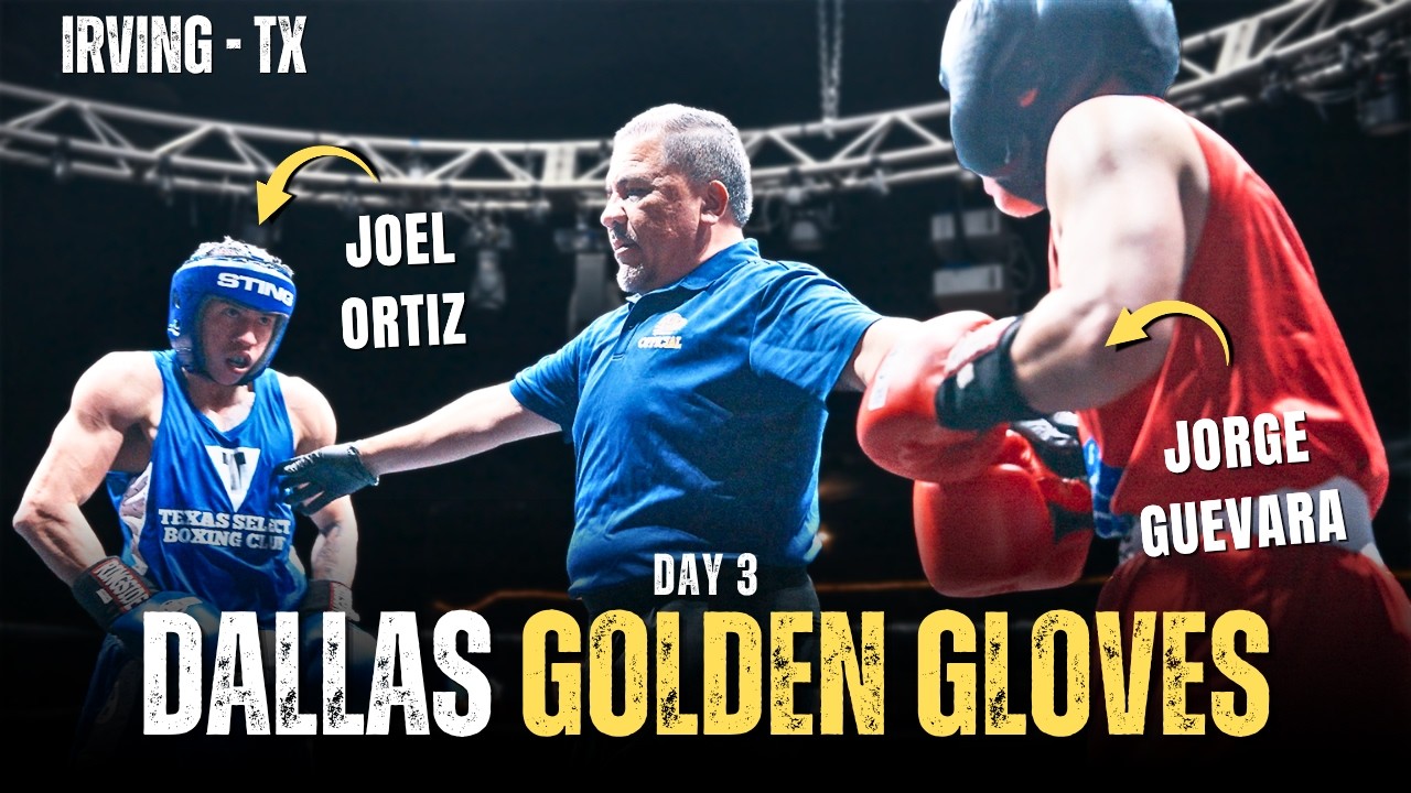DALLAS TX Golden Gloves 2025! Amateur Boxers Compete On Day 3!