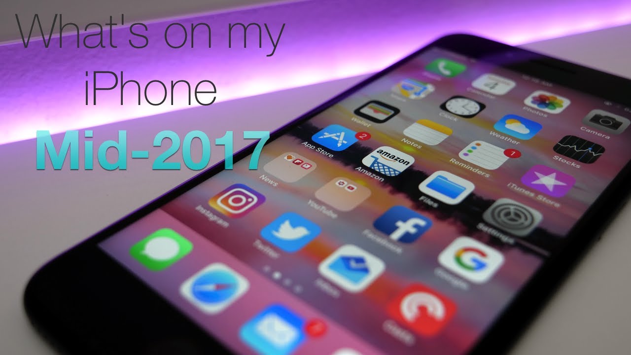 What's On My iPhone? - Mid 2017 (4K60)