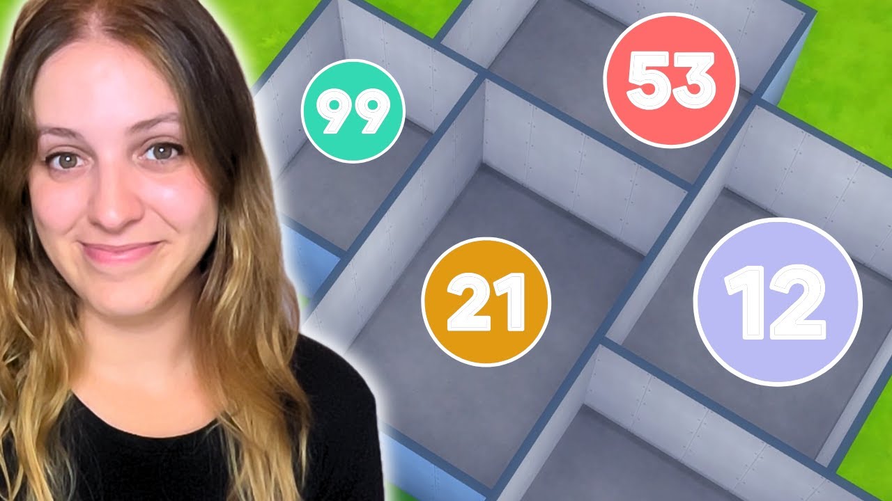 Los Sims 4 PERO CADA HABITACIÓN tiene un NÚMERO ALEATORIO de objetos 🏡 (otra vez)