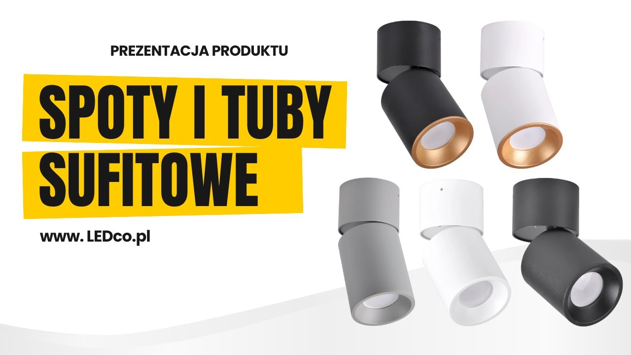 Lampa sufitowa NIXA IP20 do wnętrz spot z ruchomą głowicą 314146 GoldLux - www.LEDco.pl