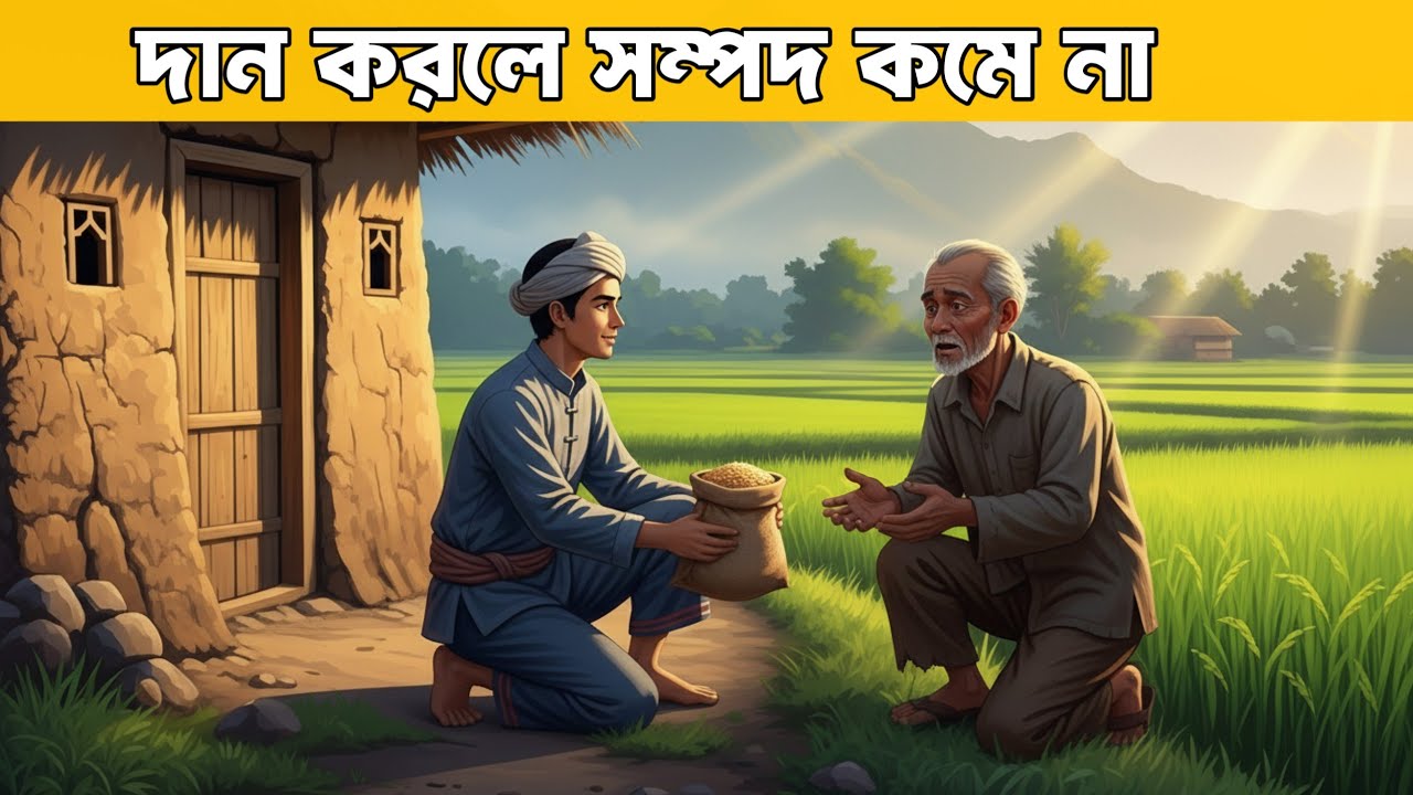 দান করলে কি সম্পদ কমে যায়? গরিব কৃষকের অবিশ্বাস্য গল্প | ইসলামিক শিক্ষণীয় কাহিনী | moral story