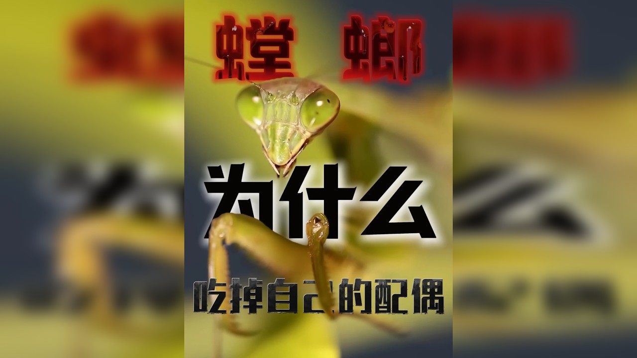 螳螂为什么要吃掉自己的配偶？他真的是冷血无情还是另有隐情？