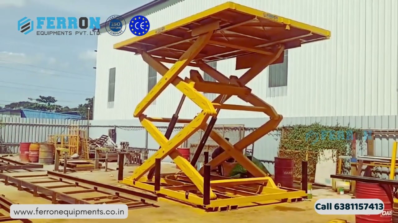Hydraulic Scissor Lift | Ferron Equipment's Pvt Ltd | #testing | #manufacturing