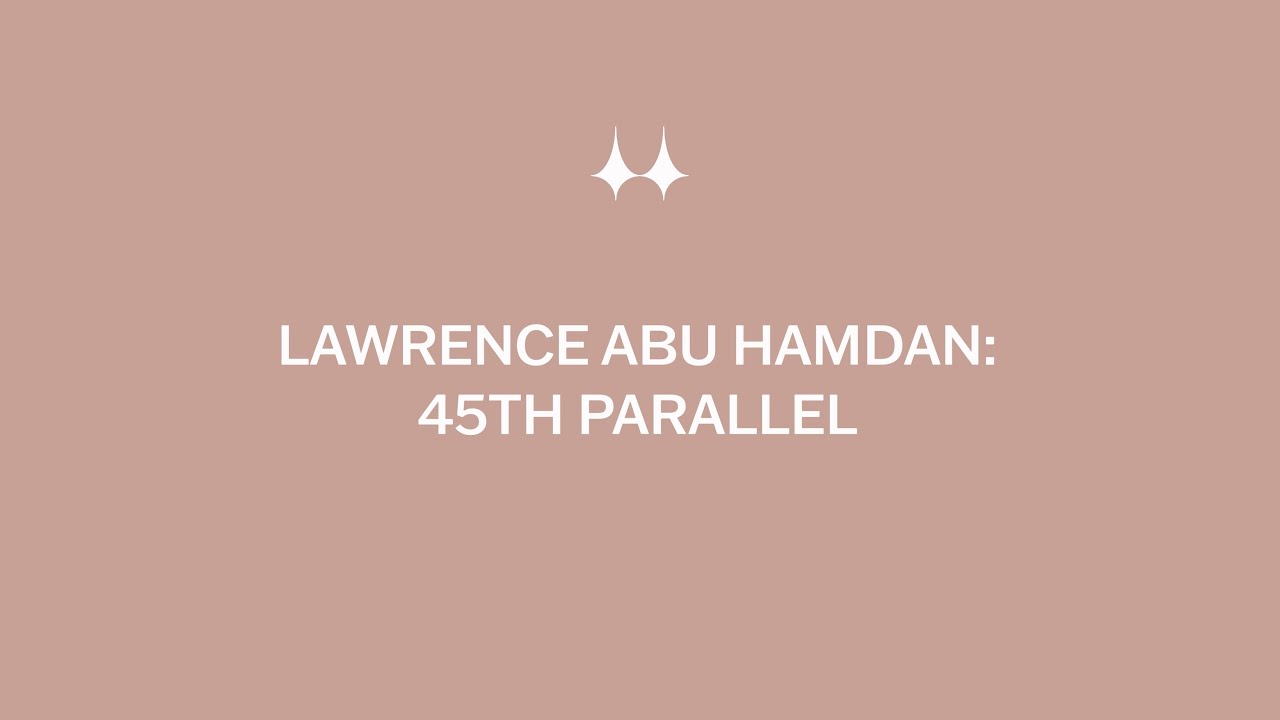 Video Walkthrough | Lawrence Abu Hamdan: 45th Parallel