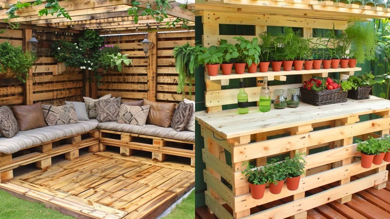 45+ Amazing Pallet Project Ideas for Your Outdoor Living Space