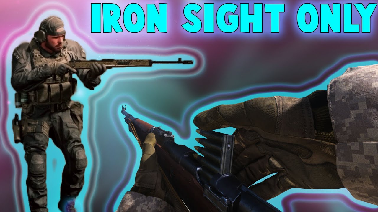 You NEED to Try This For SNIPING on MW (IRON SIGHT ONLY)