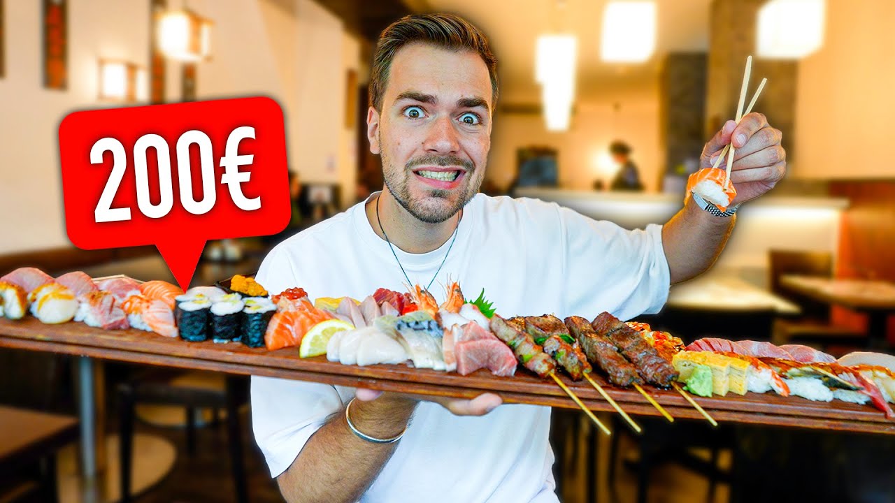 Lohnt sich eine 200€ SUSHI Platte ⁉️🤔