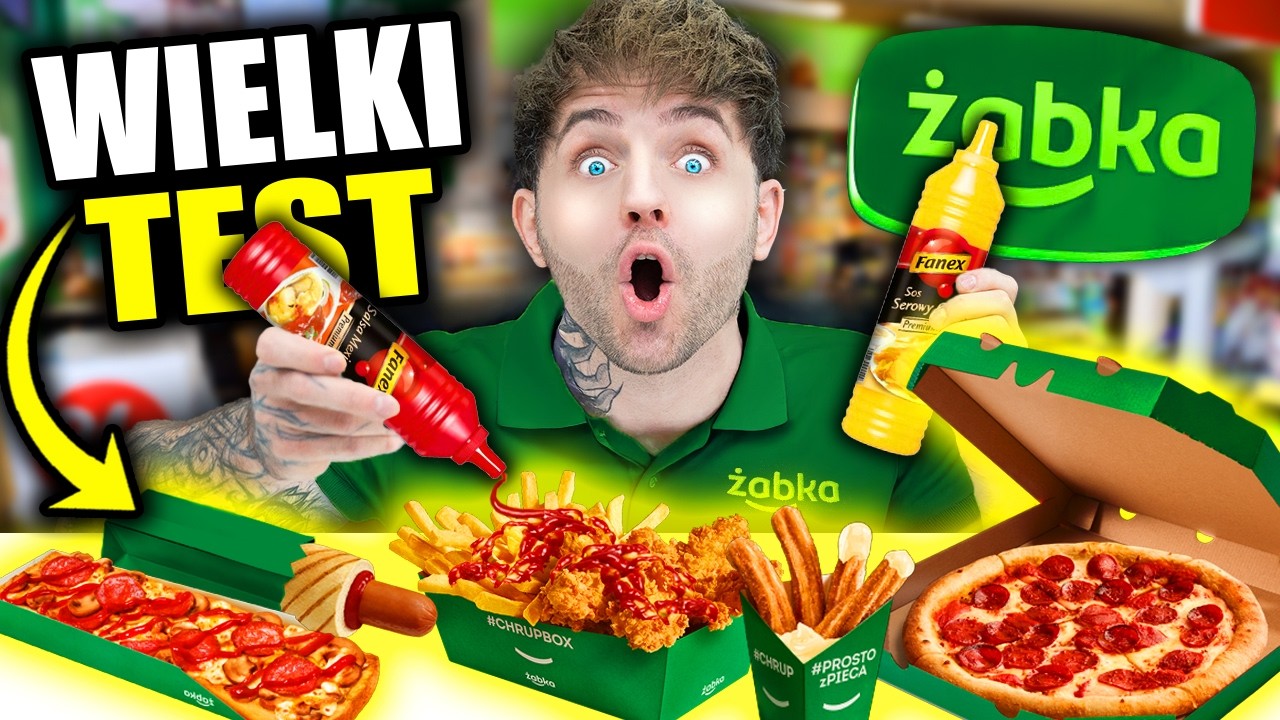 Testujemy JEDZENIE Z ŻABKI na CIEPŁO! *całe menu*