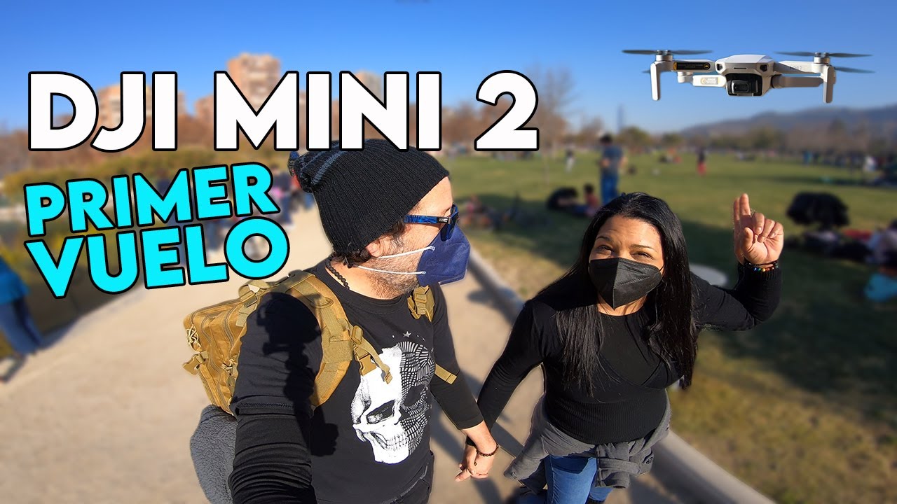 Dji MINI 2 Fly More Combo Español 👉 PRIMER VUELO ✈ Bien explicado ✅
