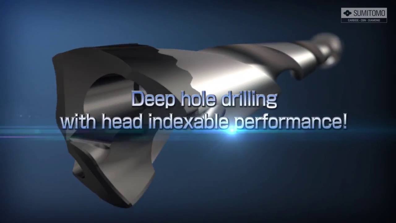 Sumitomo SMD MultiDrill Bohrer mit auswechselbarem Kopf