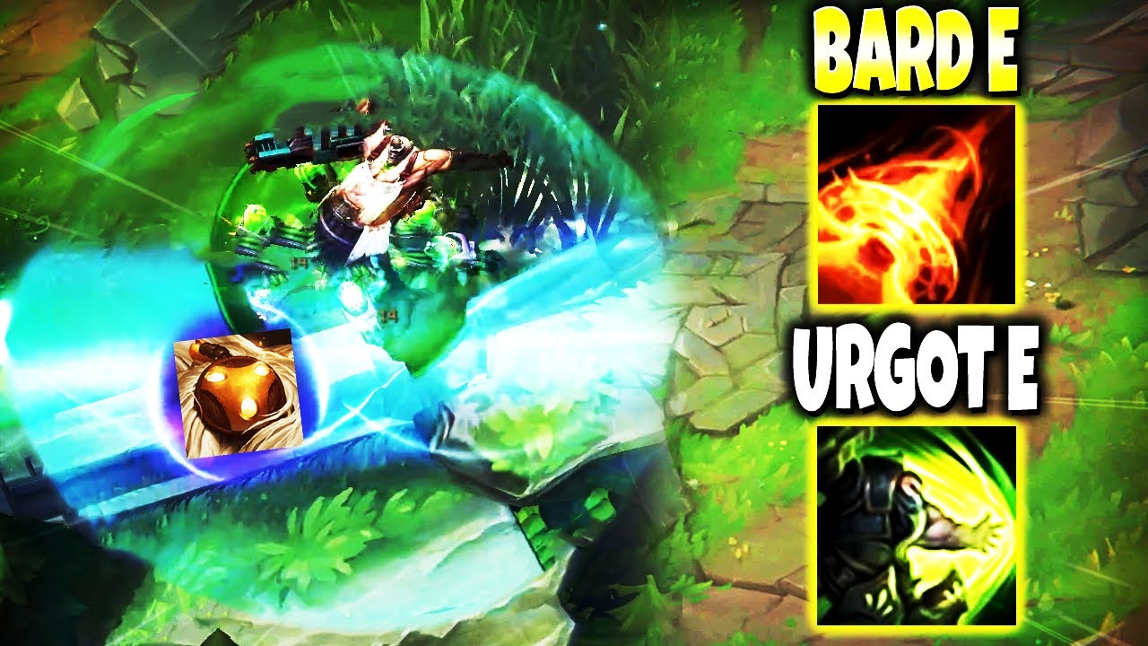 BARD's E Vs URGOT's E WHO IS THE WINNER? - League of Legends