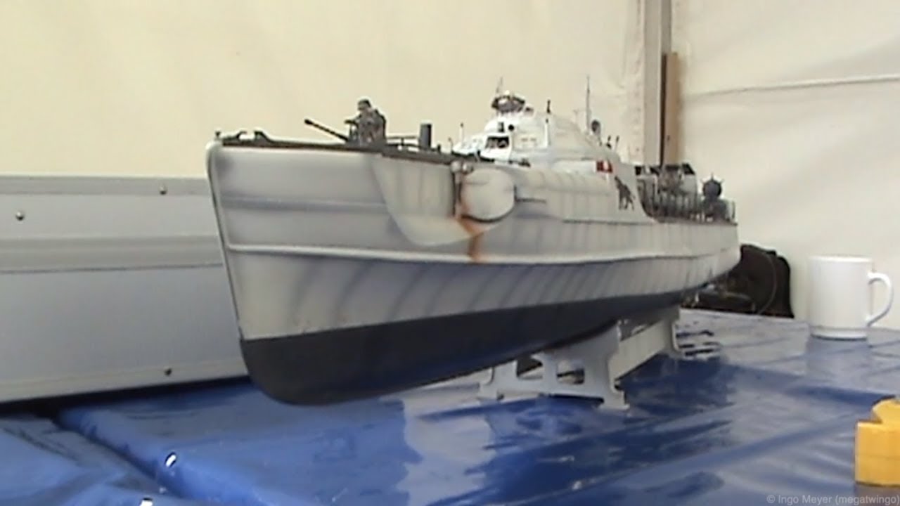 Modellschiffe Flensburger Dampfrundum 2017, Schnellboot, 2x Schlepper, Polizeiboot,Taucherbasischiff