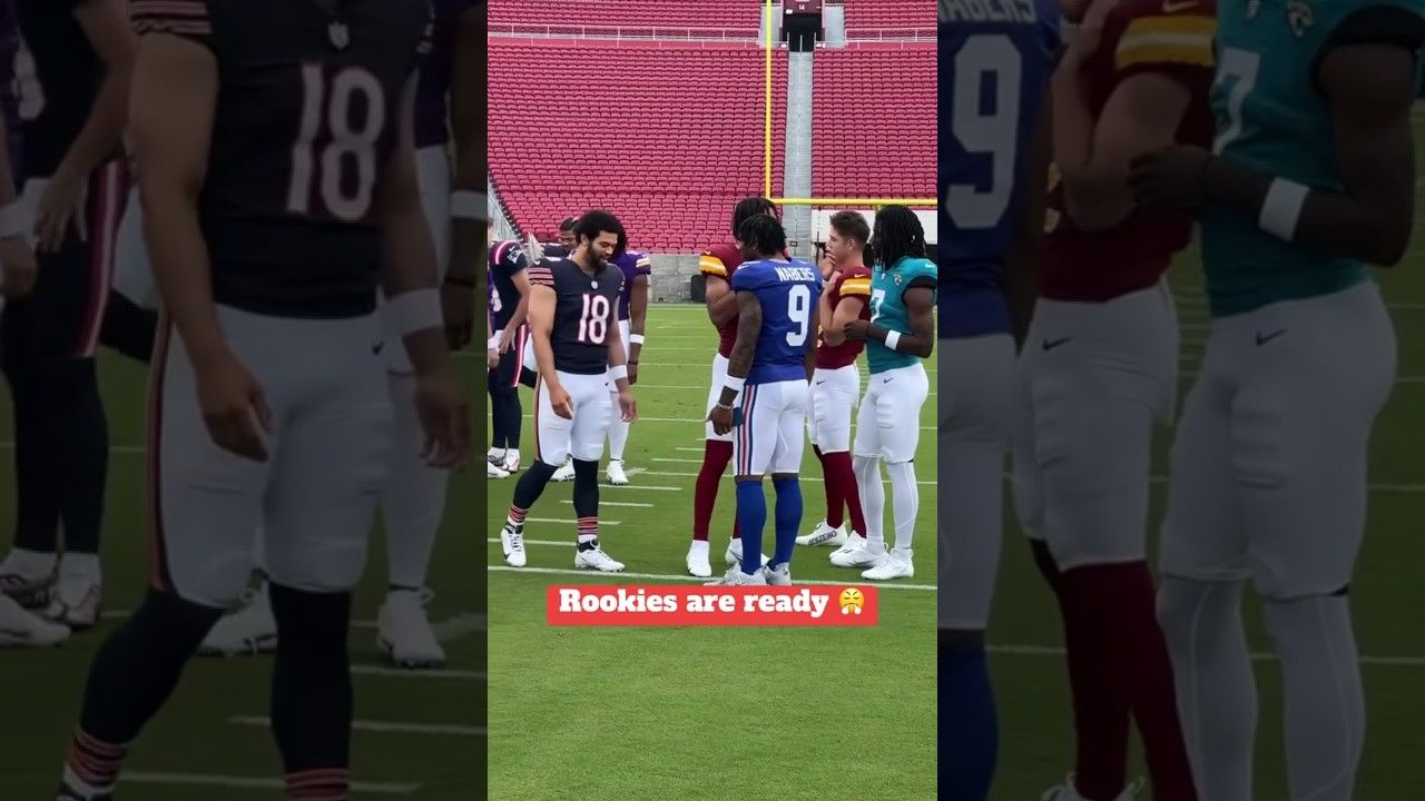 First look at rookies in their uniforms #nfl