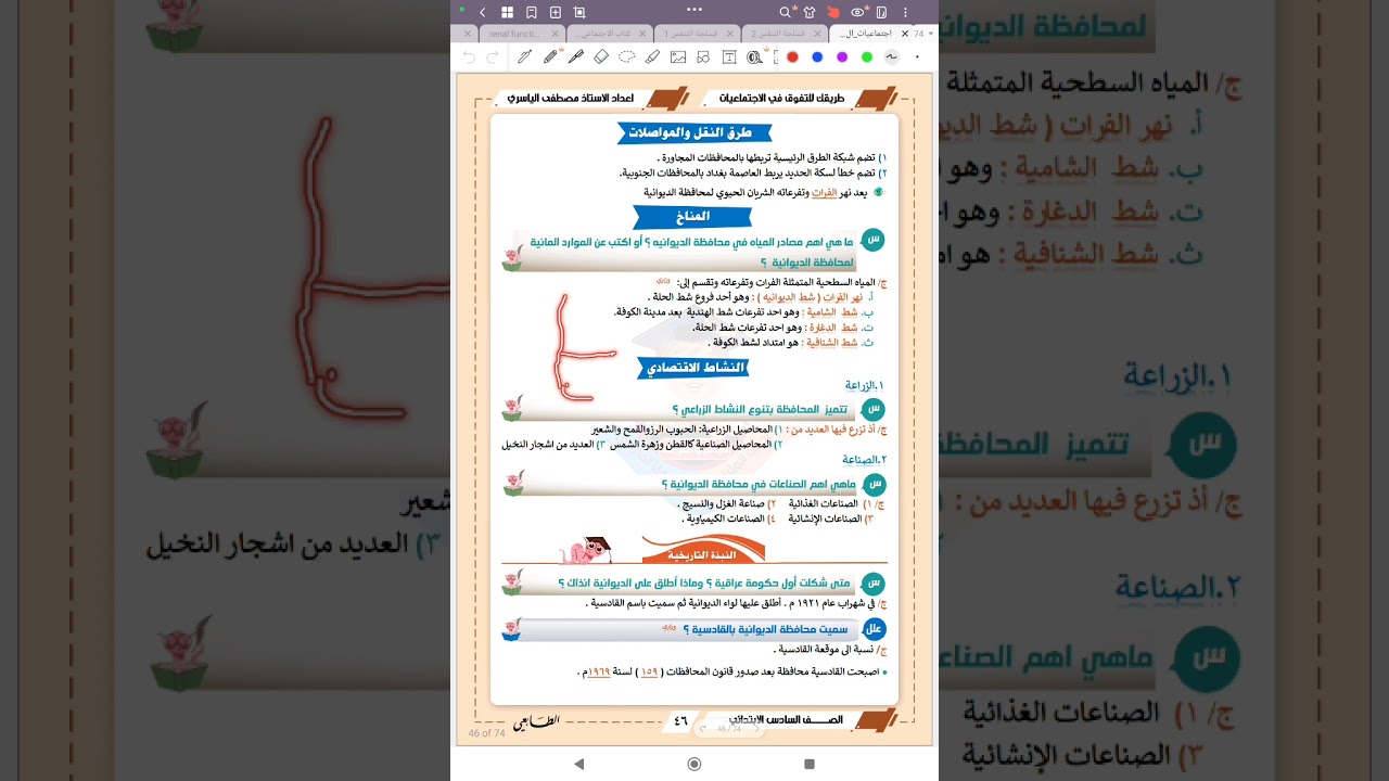 محافظة الديوانية /مصطفى الياسري