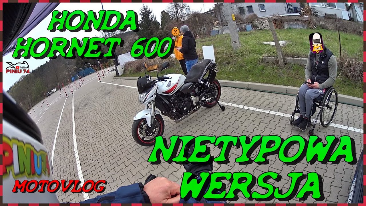 Nietypowa Honda Hornet 600 z bocznym podparciem | MotoVlog