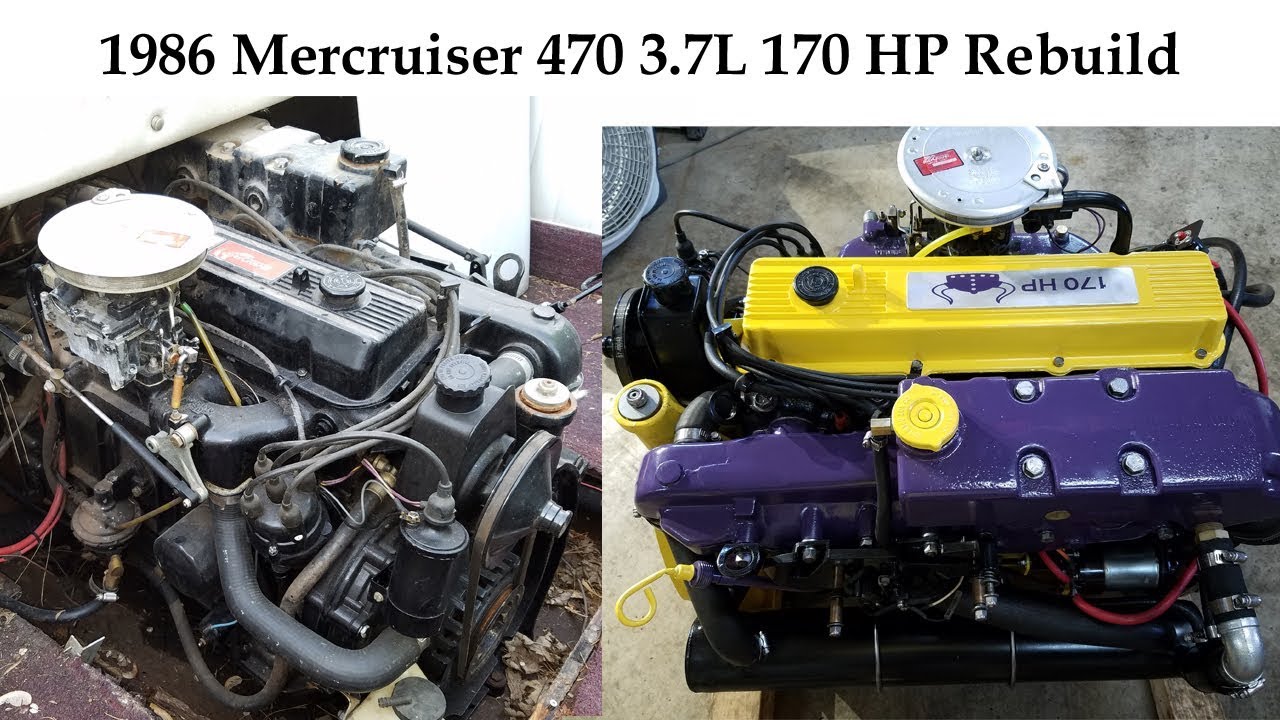 1986 Mercruiser 170 HP engine rebuild