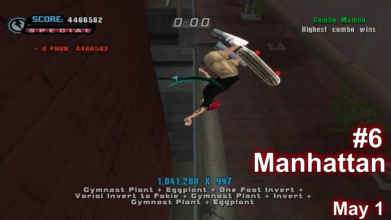 3 Month THPS - 1 Billion scoring speedrun Challenge | THUGPRO & 1+2 (2021)
