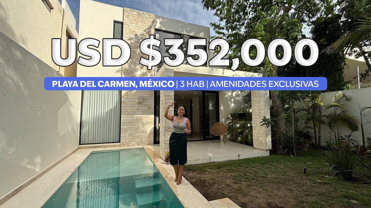 ¡Descubre esta casa separada con alberca en Playa del Carmen!