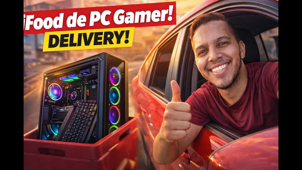 iFood de PC Gamer 🚗💨 Entregando setup completo em outra cidade!