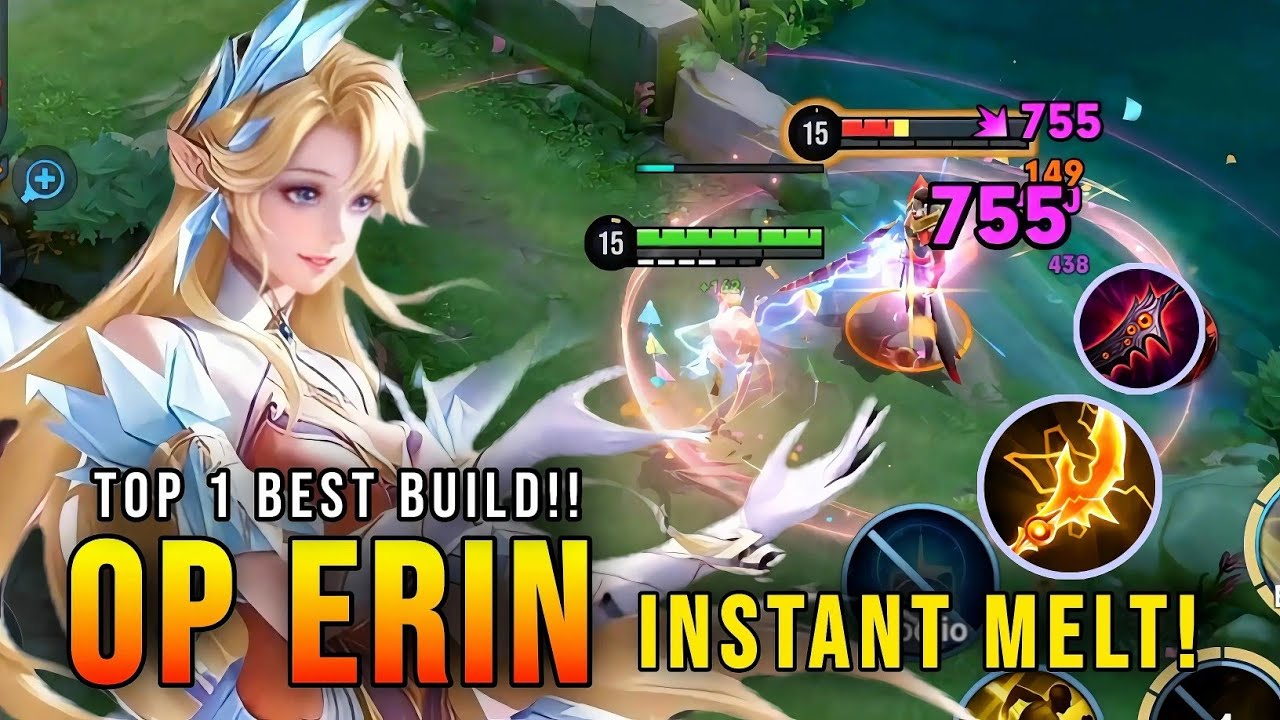 INSTANT MELT!! Erin 100% Broken Carry Monster &ndash; Top 1 Best Build | Honor of Kings