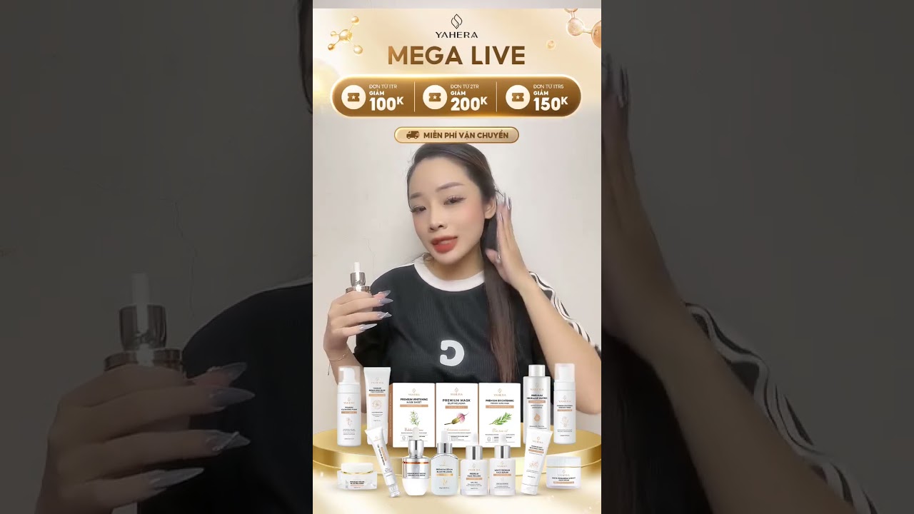 Livestream YAHERA27.09.2025 phần 8 bộ chấm mụn serum mụn #yahera #livestream #chammun #serummun