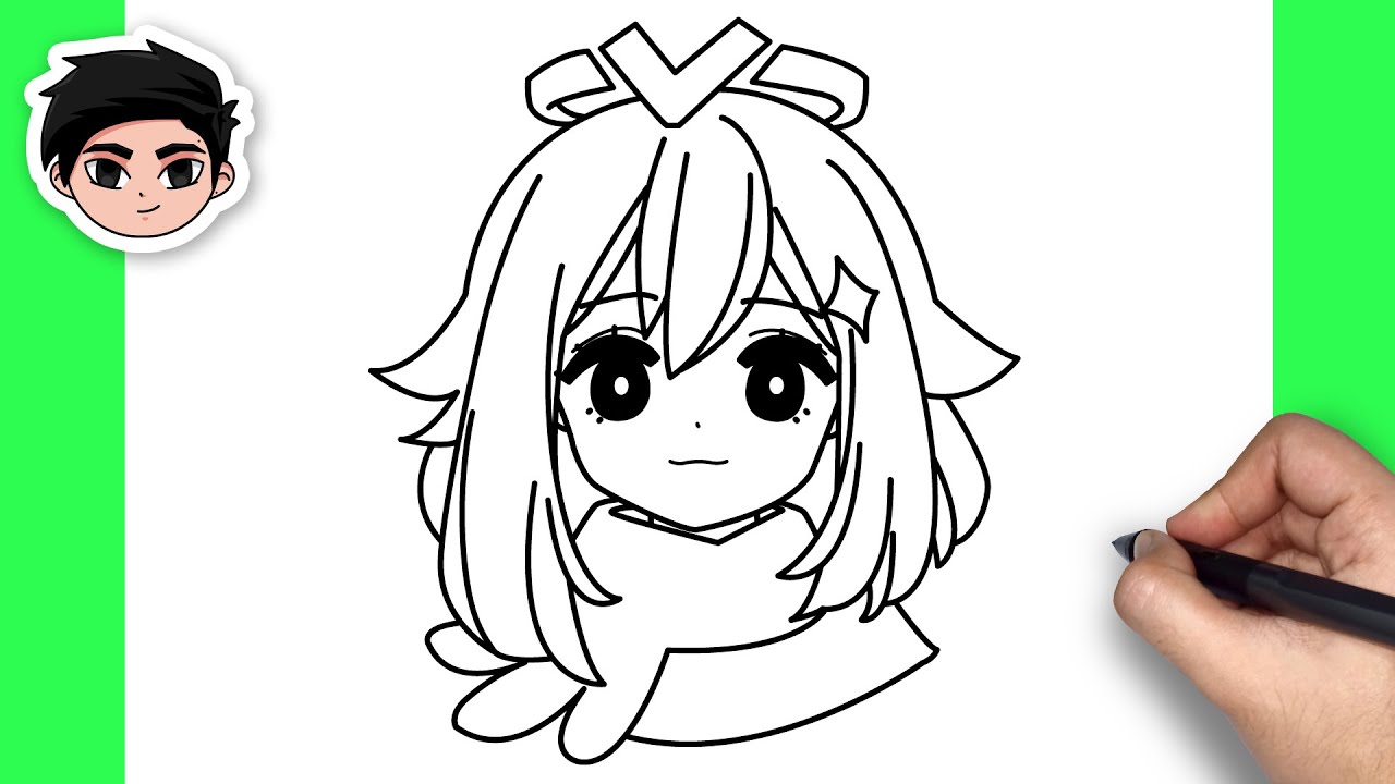 How To Draw Paimon | Genshin Impact - Easy Step By Step Tutorial