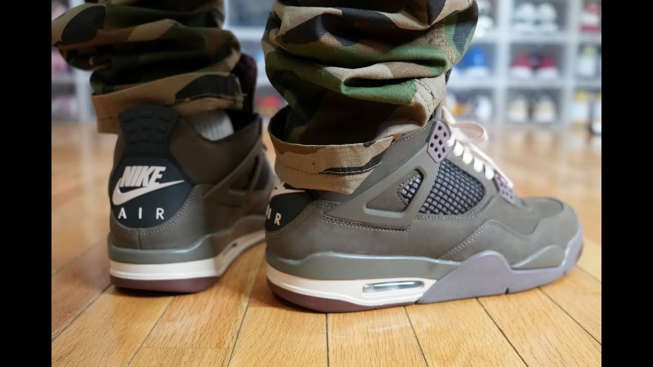 Распаковка, обзор и фото на ногах кроссовок MA MANIERE X AIR JORDAN 4 