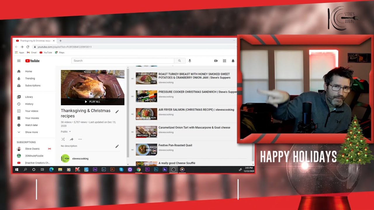 Steve's favourite Christmas Recipes...again...HAPPY HOLIDAYS