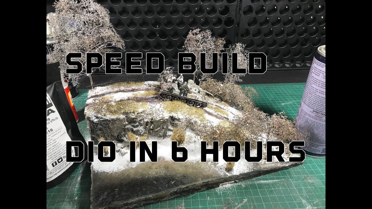 Snow Diorama Tips For Speed Building