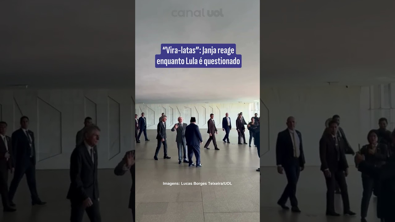 'Vira-latas': Fala de Janja enquanto Lula &eacute; questionado sobre tarifas de Trump viraliza; veja v&iacute;deo