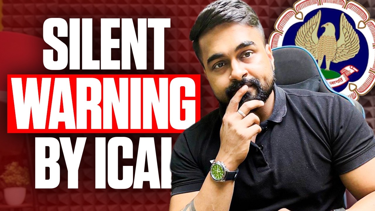 SILENT WARNING BY ICAI - RESULTS ?#cafoundation