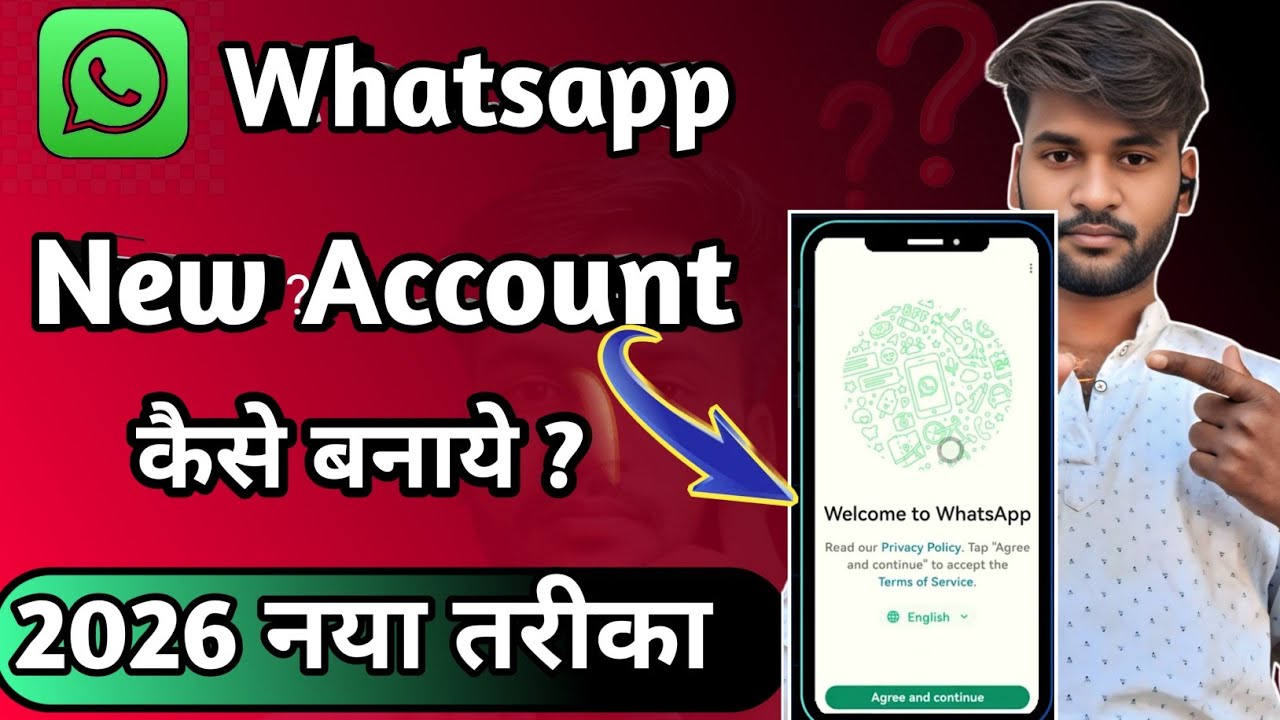 Whatsapp New Account kaise banaye? Whatsapp me naya account kaise banate hai? 🧐