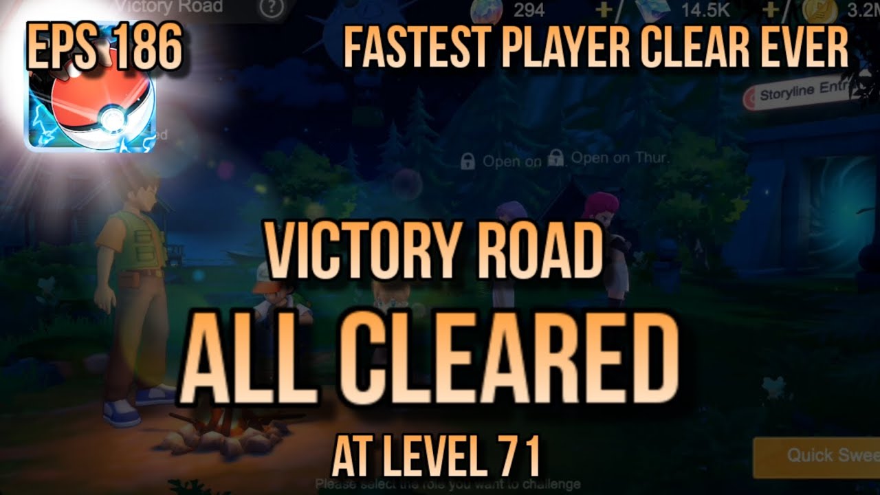 POKEVERSE WORLD GAMEPLAY EPS 186 : CLEAR ALL VICTORY ROAD AT LEVEL 71, FIRST EVER FASTEST PLAYER