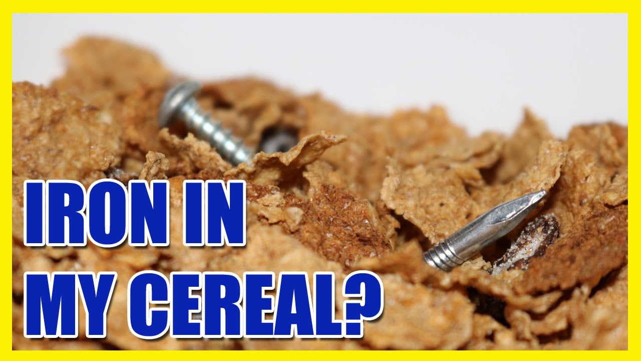 Found IRON in my cereal!! EASY KIDS SCIENCE