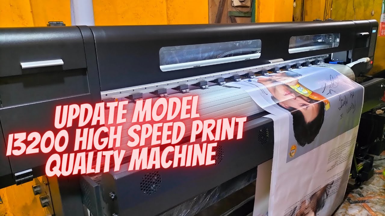 Update model i3200 Hoson Printdot printer machine||Color Tech||i3200 eco solvent printer
