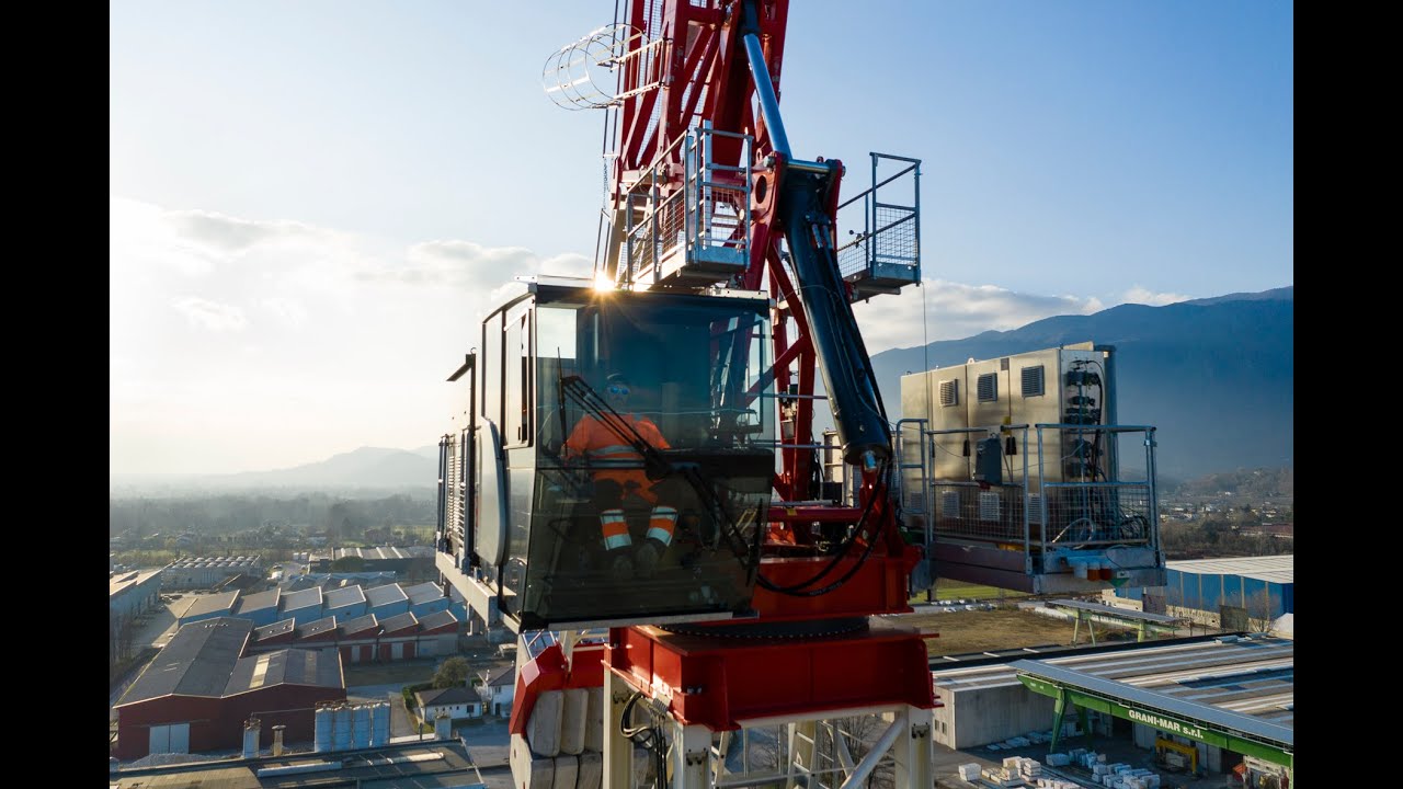 Terex Hydraulic Luffing Jib tower crane CTLH 192-12