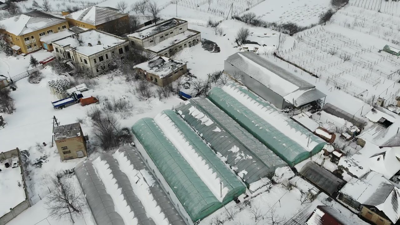 дрон село зима КОПЧАК
