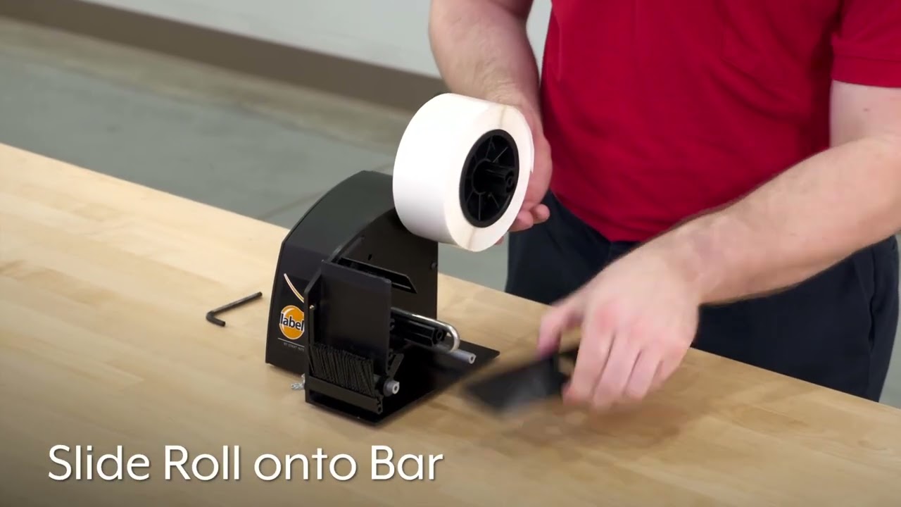 How to Set Up Automatic Clear Acetate Mailing Label Dispenser