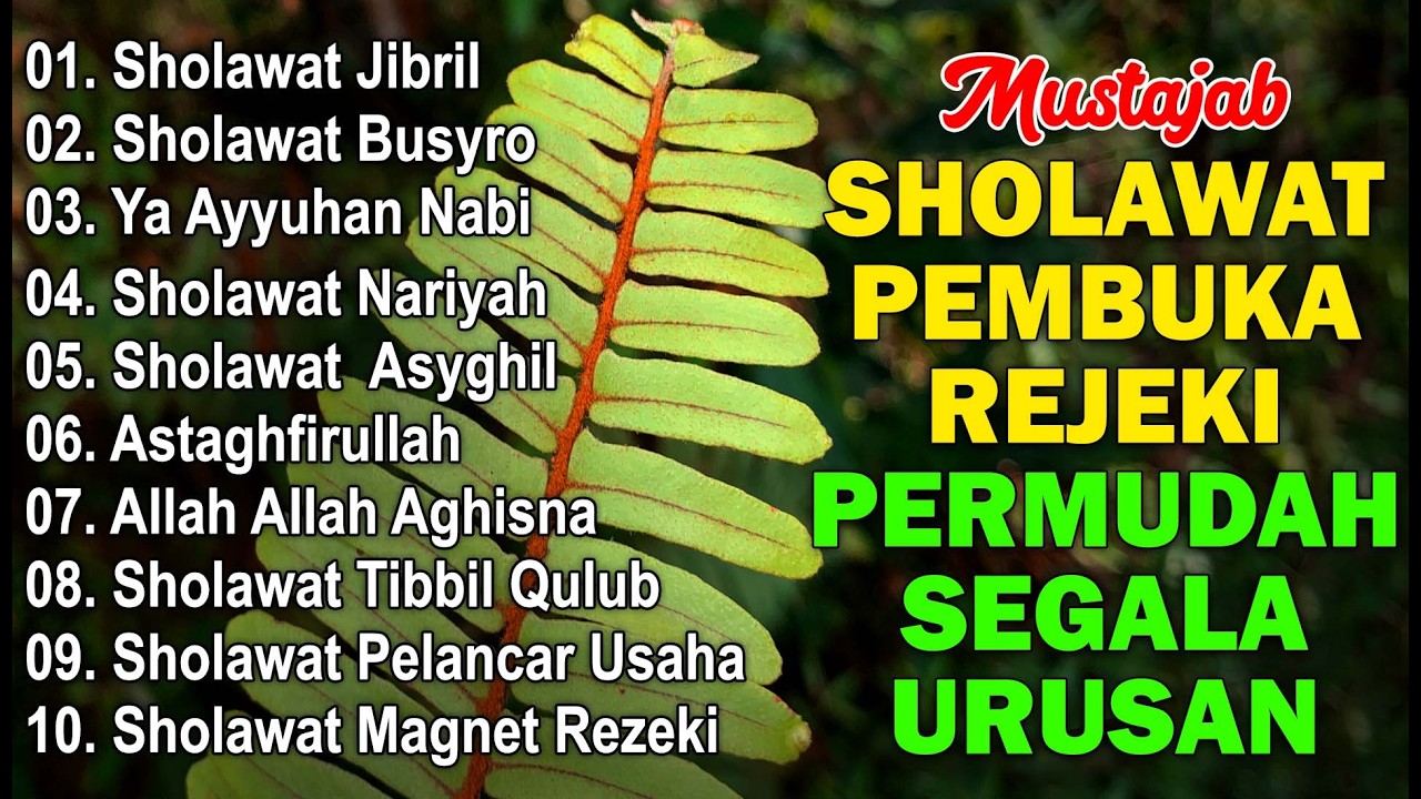 KUMPULAN SHOLAWAT VIRAL TERBARU 2026 | SHOLAWAT JIBRIL PEMBUKA REJEKI, SHOLAWAT BUSYRO, NARIYAH