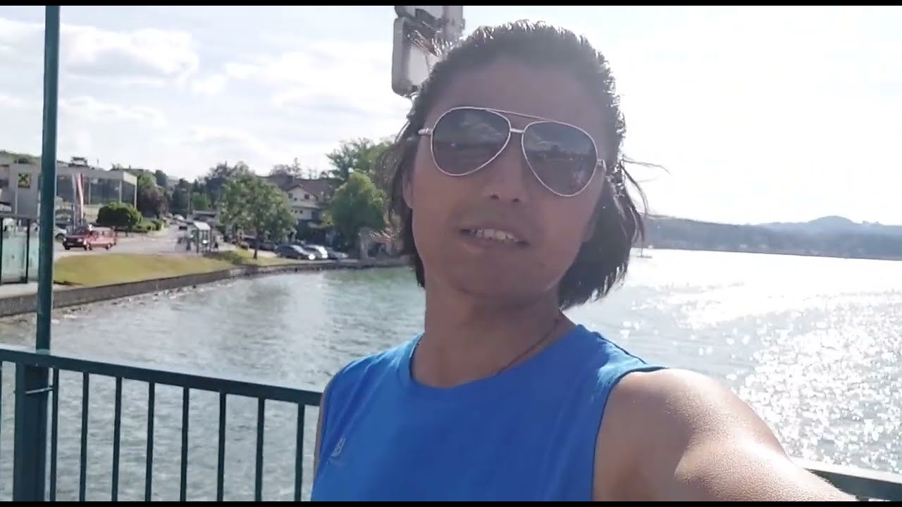 Seewalchen, Attersee, Upper Austria 🇦🇹 // Strandbad, Schloss Kammer, Boot rental// Tibetan Vlog