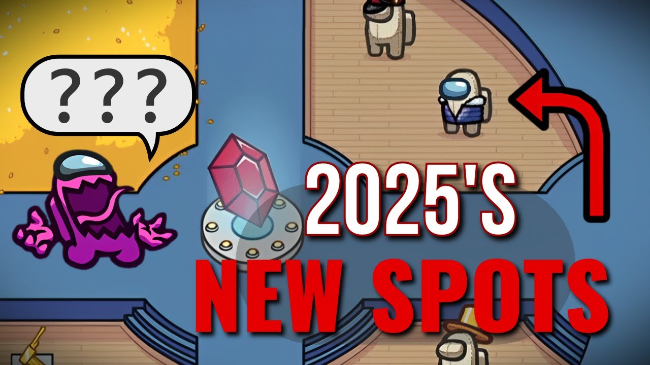 Top 10 Hiding Spots in 2025 (The Airship) Among Us - HIDE N SEEK