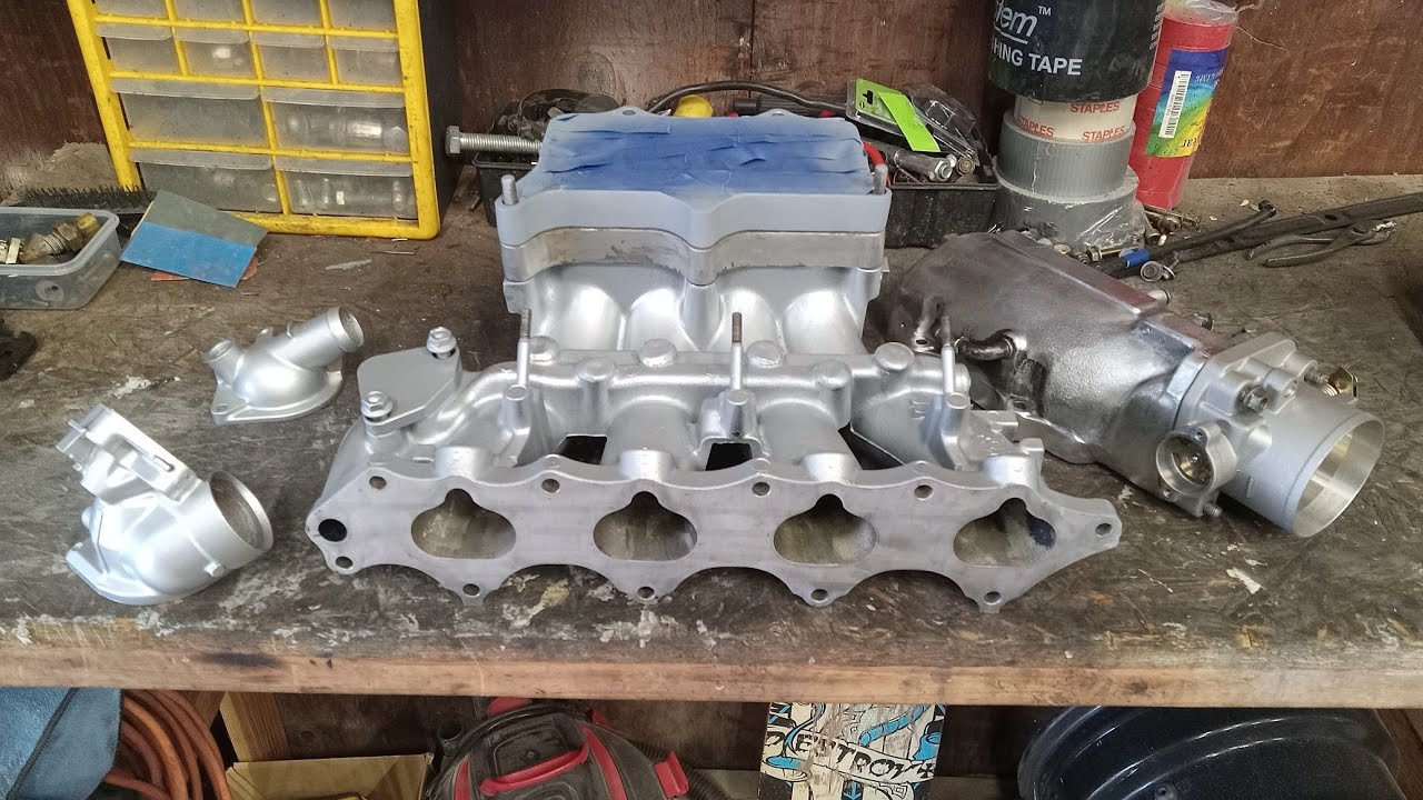 H22 Intake Manifold Mods for Cheap Part 4 The finished Project!