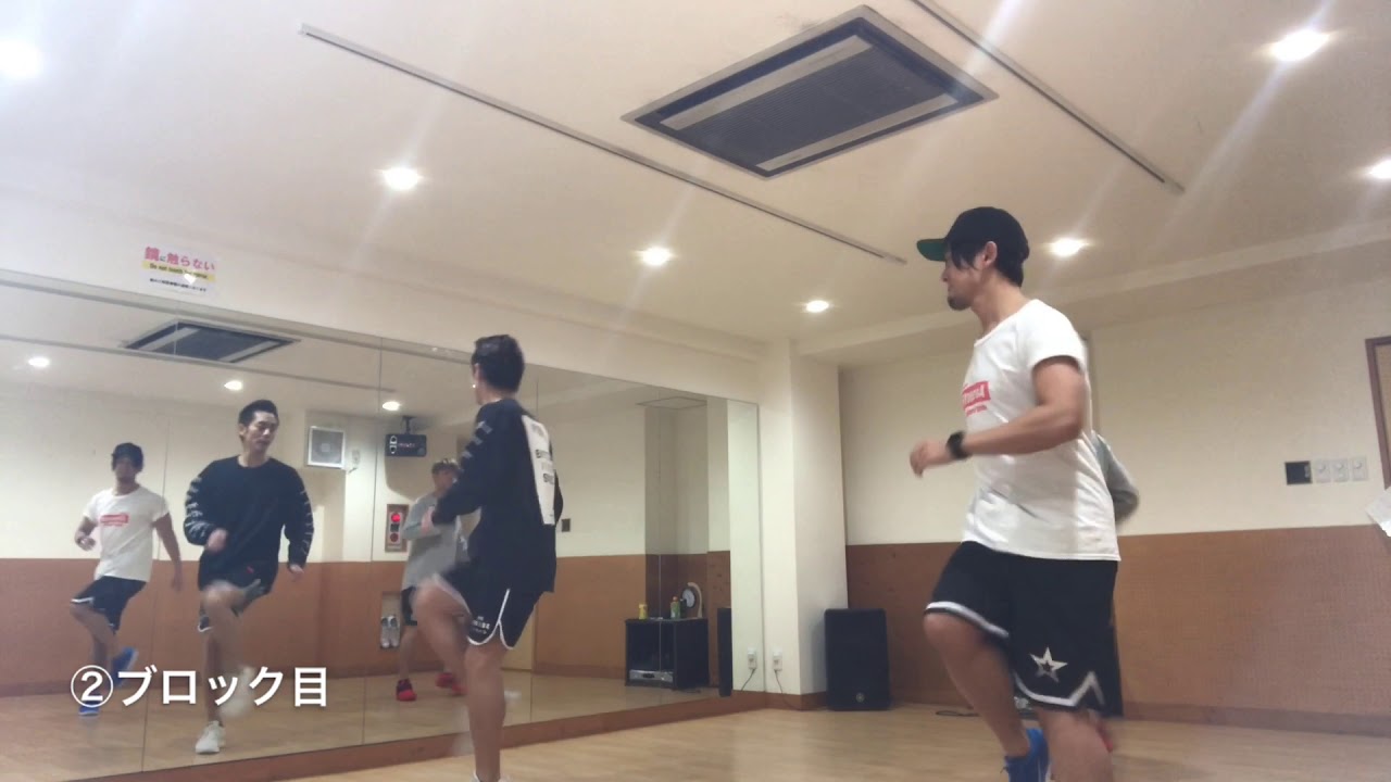 Fitness4 choreography39  中級エアロ   シンメトリーのカッティングハーフ