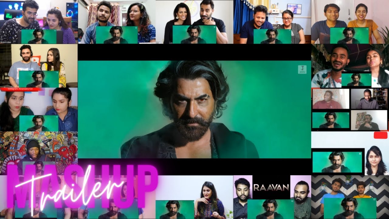 Ravaan - Official Trailer Reaction Mashup 😎😈- Jeet |Tnusree |Lahoma |Shataf |Mn Raj |Ravi Verma