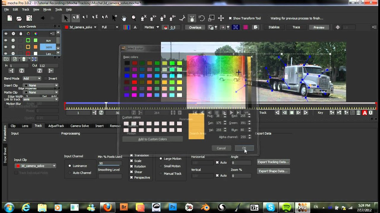 Mocha v3 3D Camera Solve Tutorial Part 1