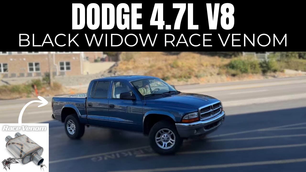2004 Dodge Dakota 4.7L V8 w/ Black Widow Race Venom!