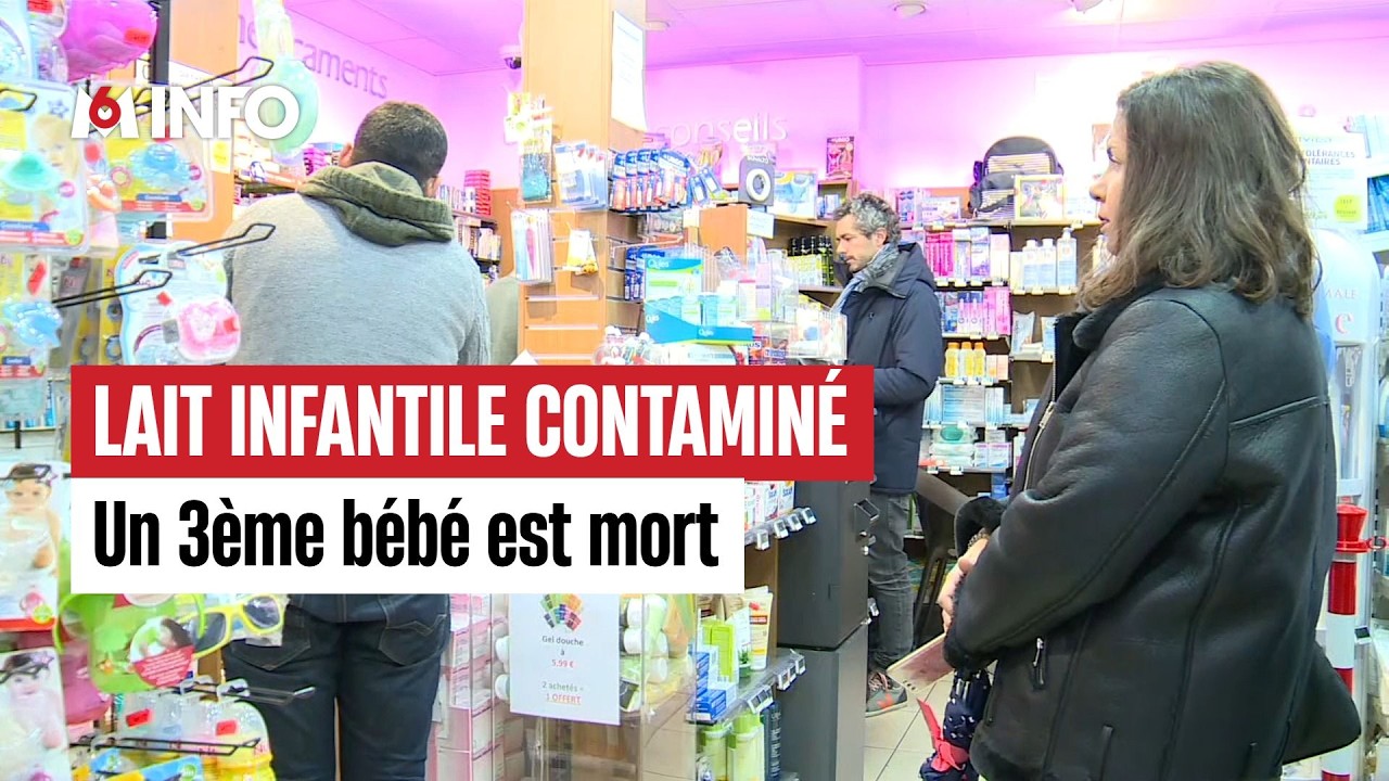 Lait infantile contaminé : un troisième bébé est mort